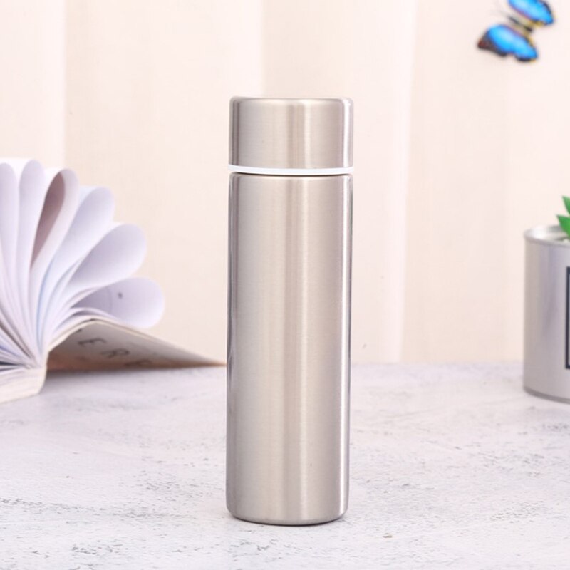 1Pc Portable Pocket Thermos Cup Stainless Steel Mini Outdoor Camping Water Bottle Insulated Thermos Flask Water Tea Coffee Cup